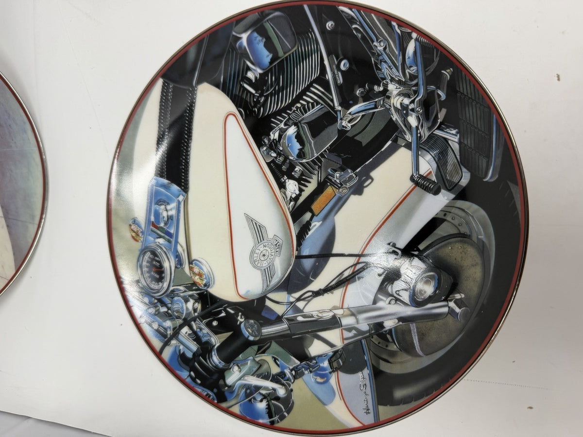 Franklin Mint Harley-Davidson Scott Jacobs porcelain plate set, '94 Special plate