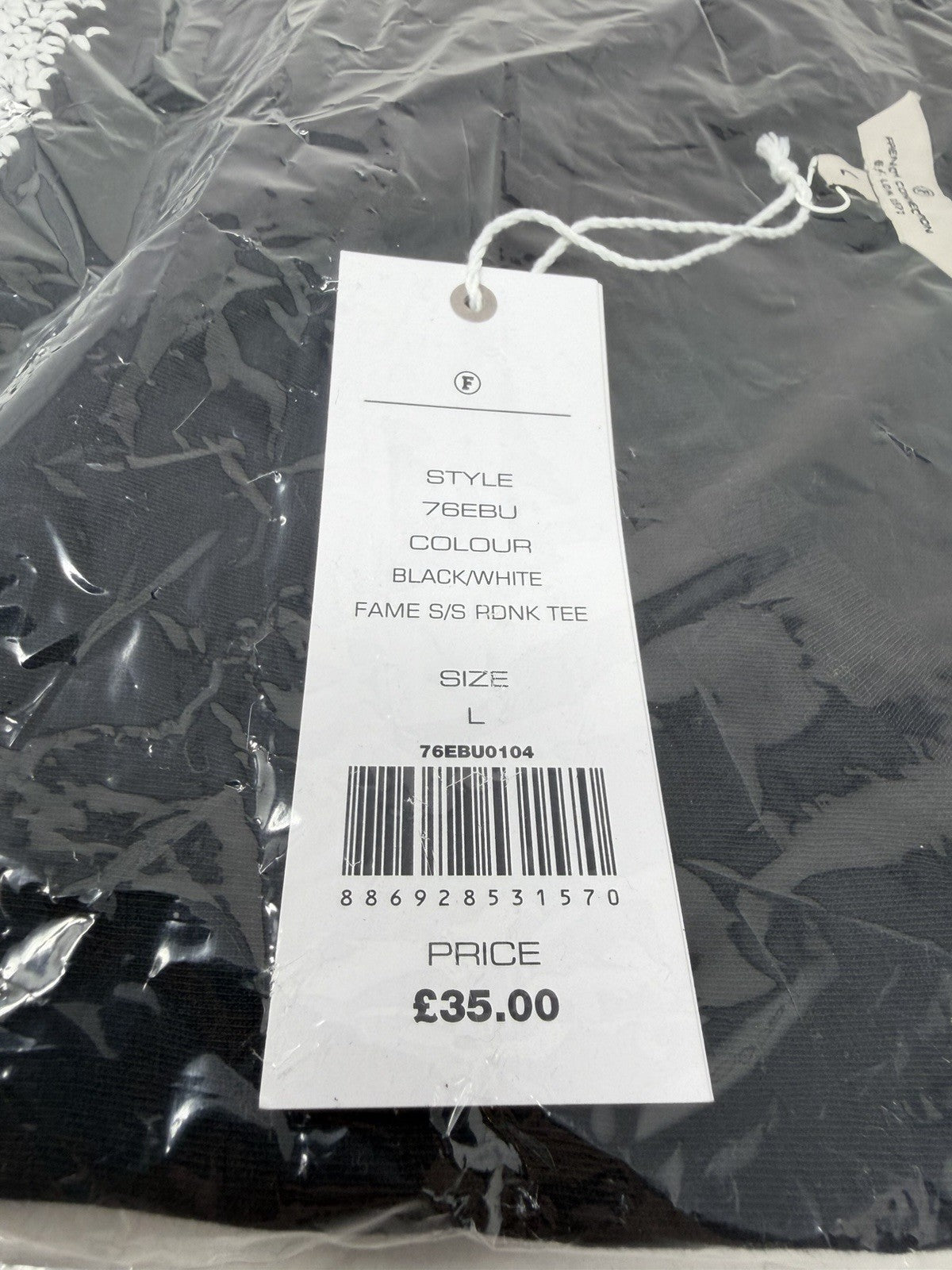 French Connection women's black FAME logo t-shirt – photo 3 of 11