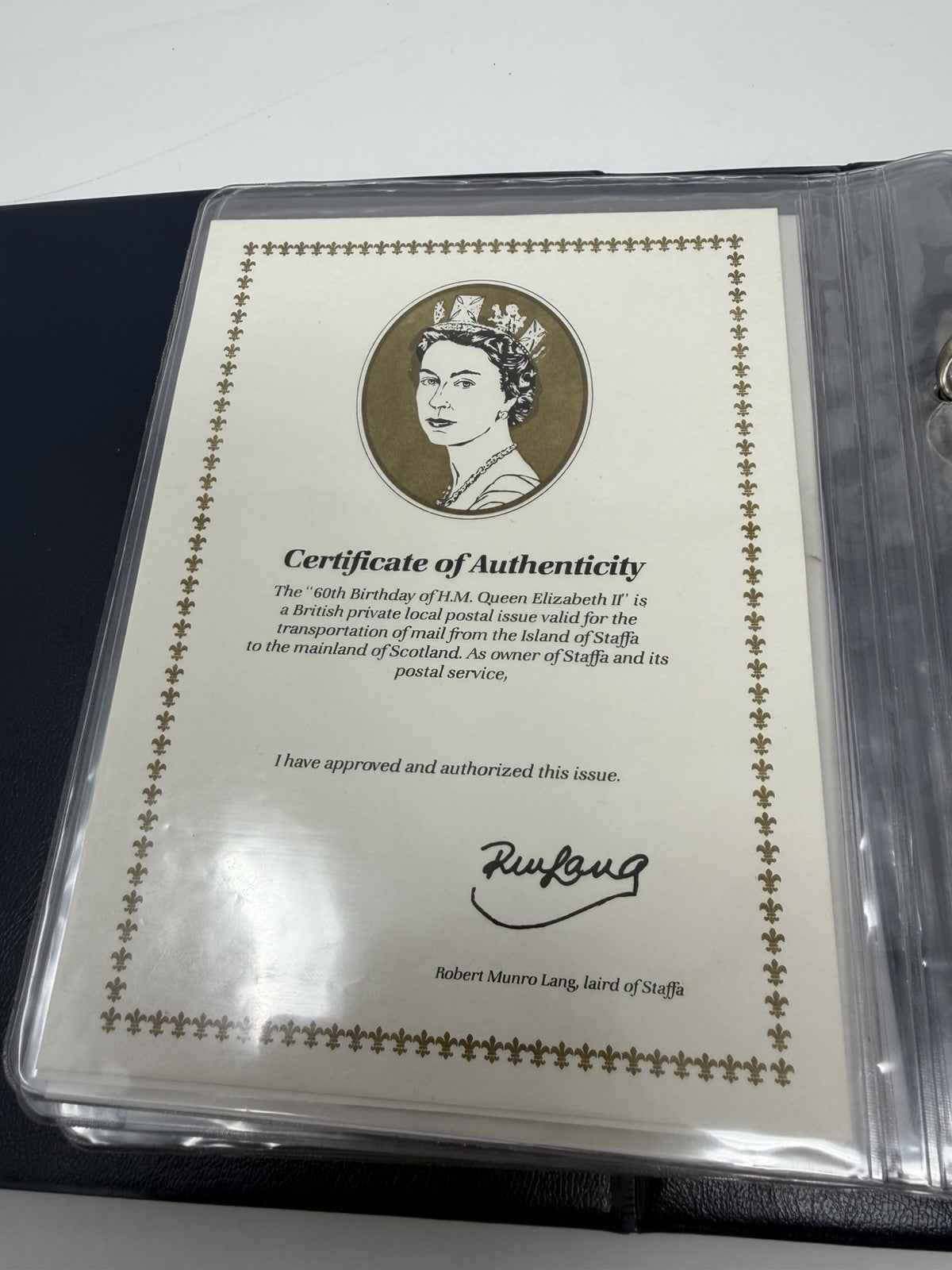 New Elizabethan Golden Age 23ct gold stamp collection with certificate