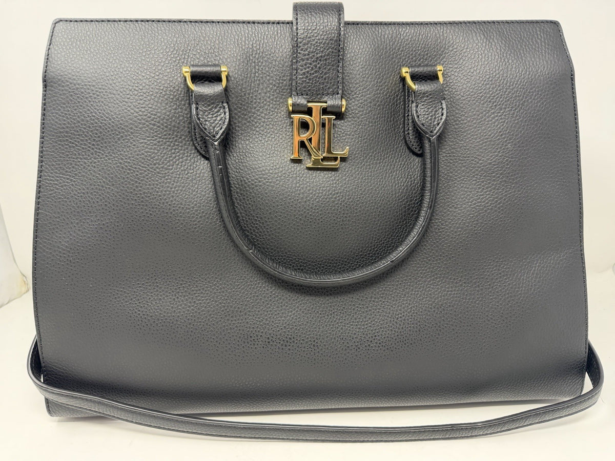 Lauren Ralph Lauren Carrington Brigitte black tote – photo 1 of 16