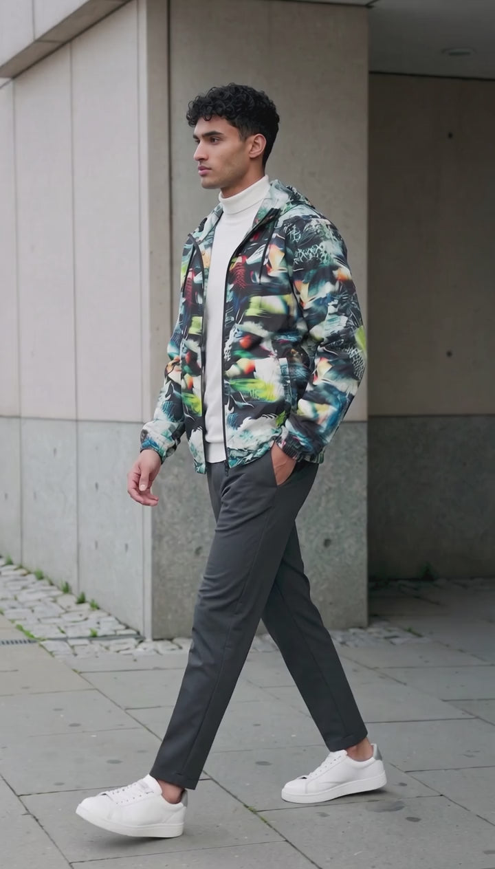 Puma by Hussein Chalayan Bird Camo Windbreaker Jacket Multicolour XL – New with Tags