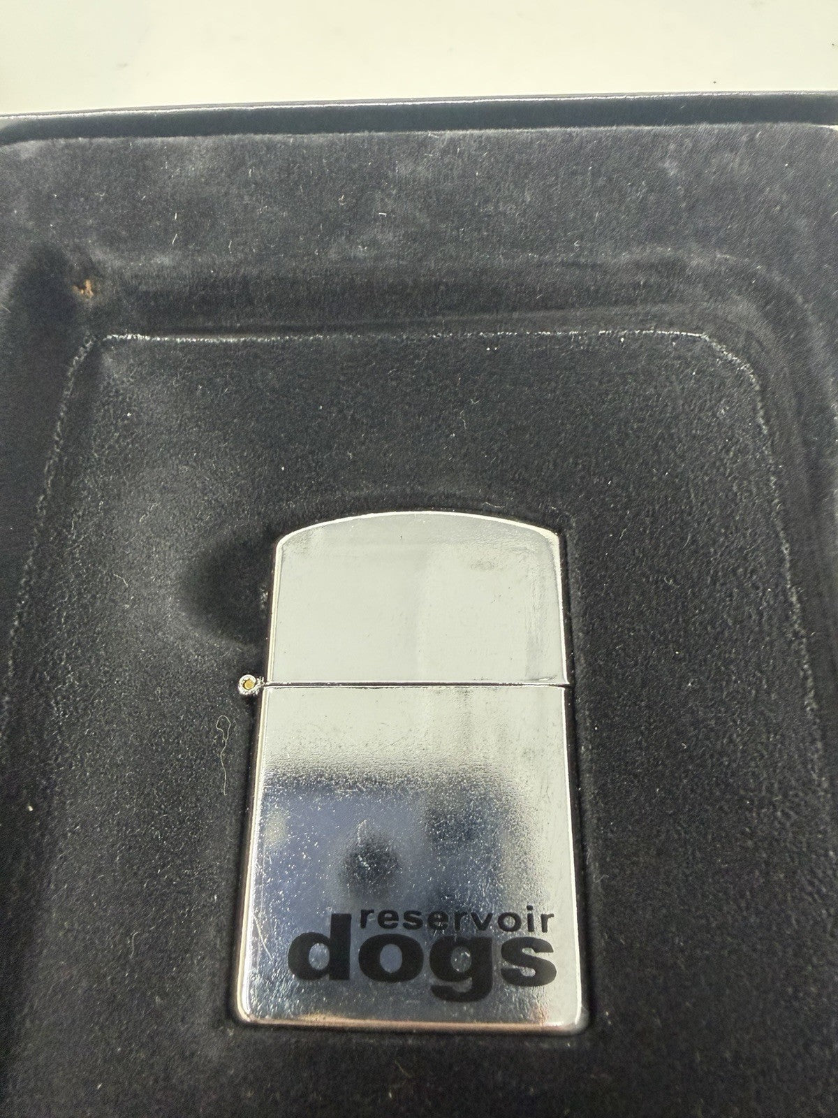 Reservoir Dogs Collector's Edition VHS box set, chrome lighter close-up