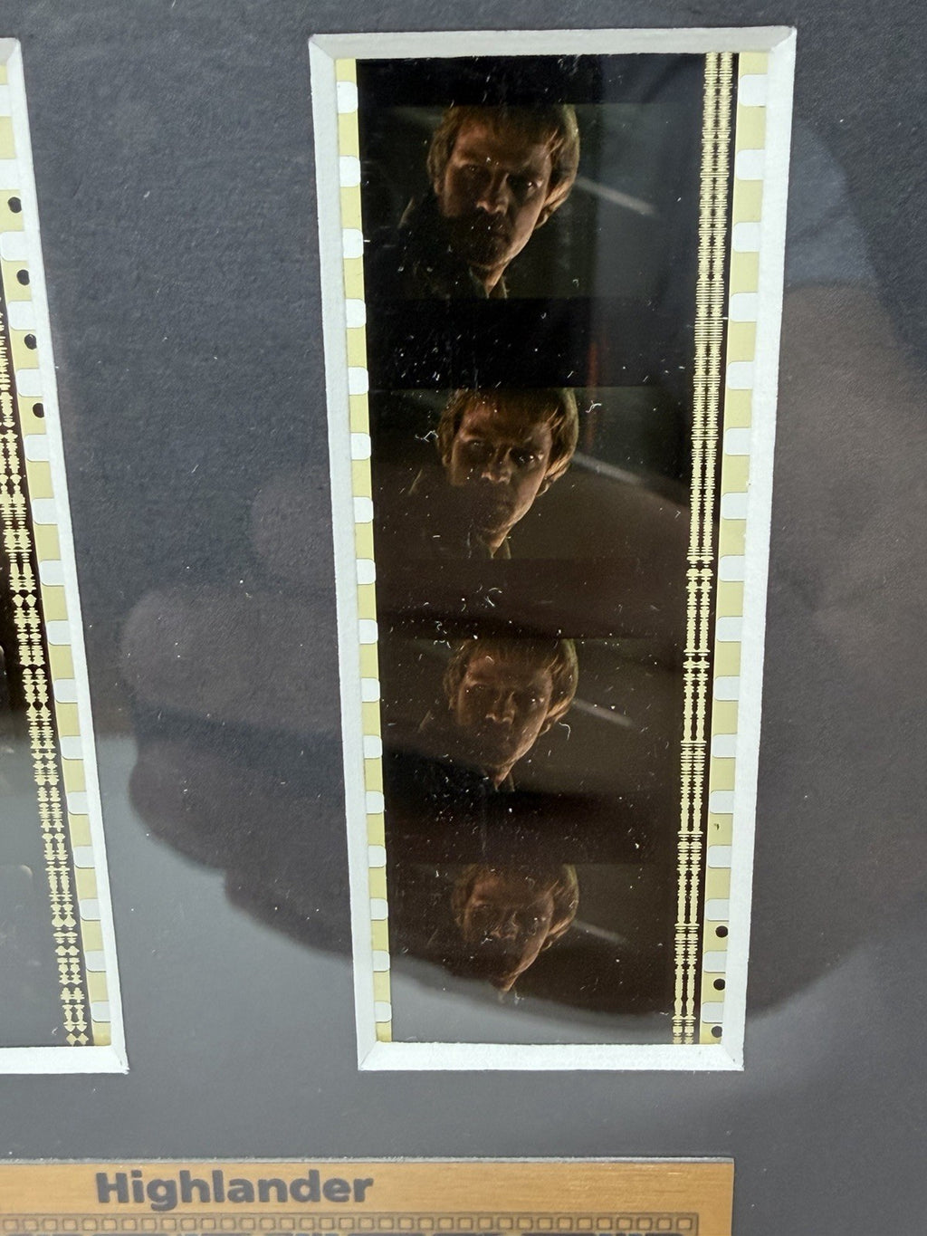 Highlander framed original film cell display with certificate – photo 5 of 7
