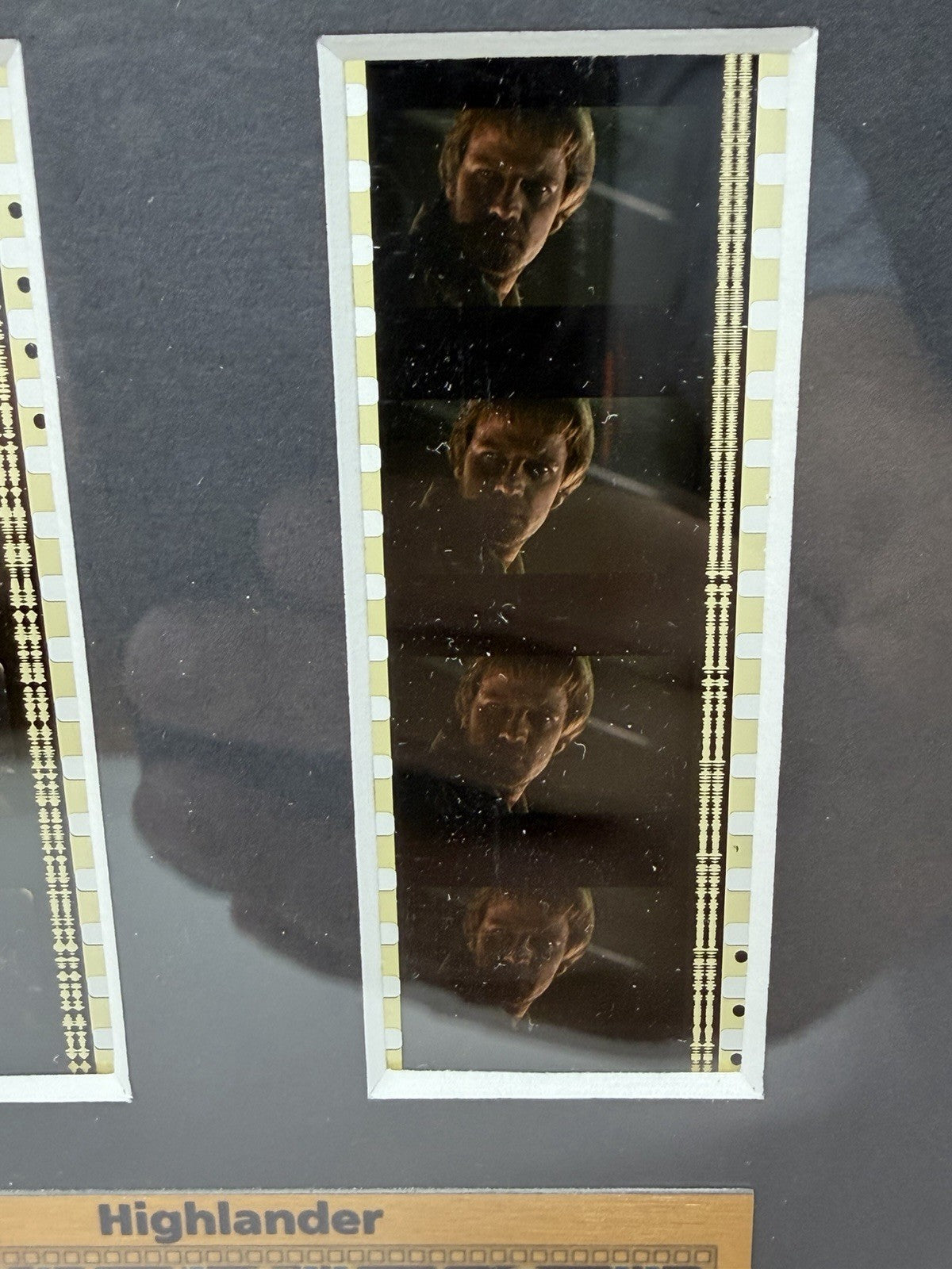 Highlander framed original film cell display with certificate – photo 5 of 7