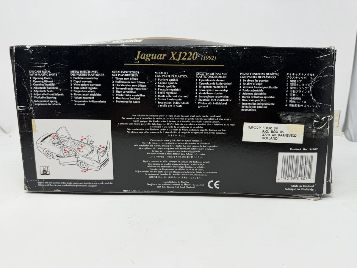 Maisto 1:18 British Racing Green Jaguar XJ220 die-cast model – photo 7 of 23
