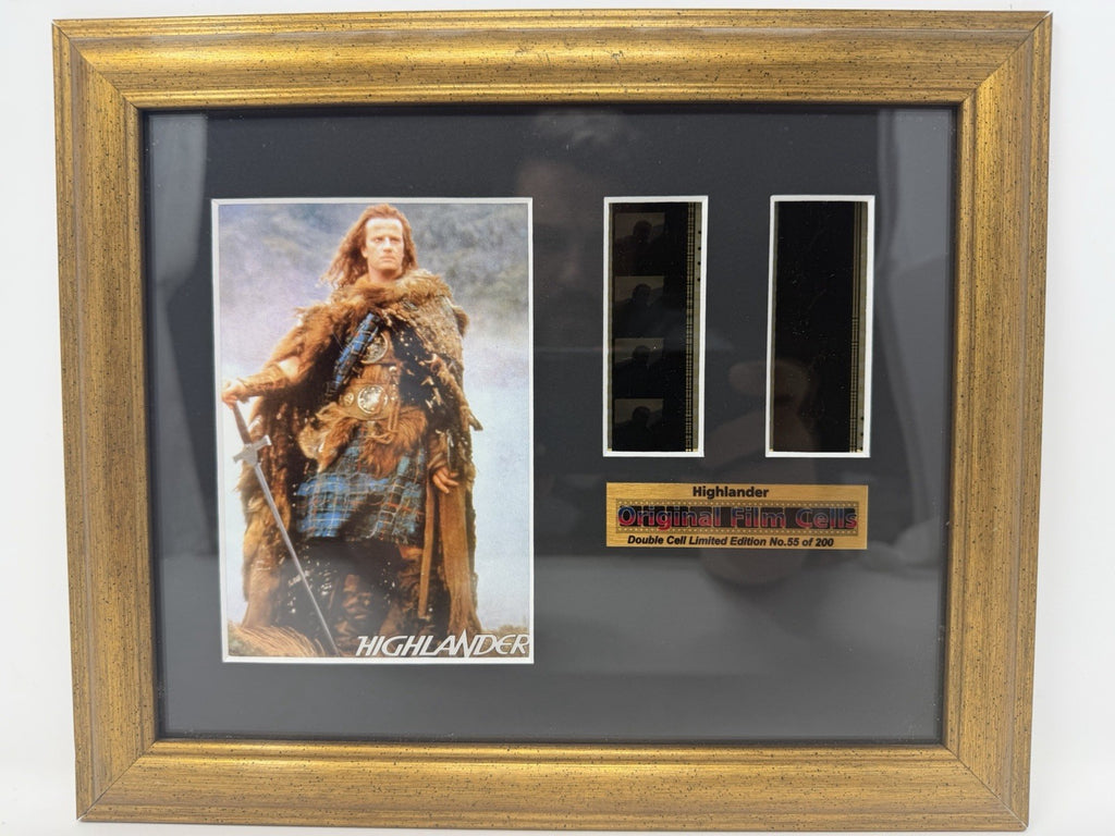 Highlander framed original film cell display with certificate – photo 1 of 7
