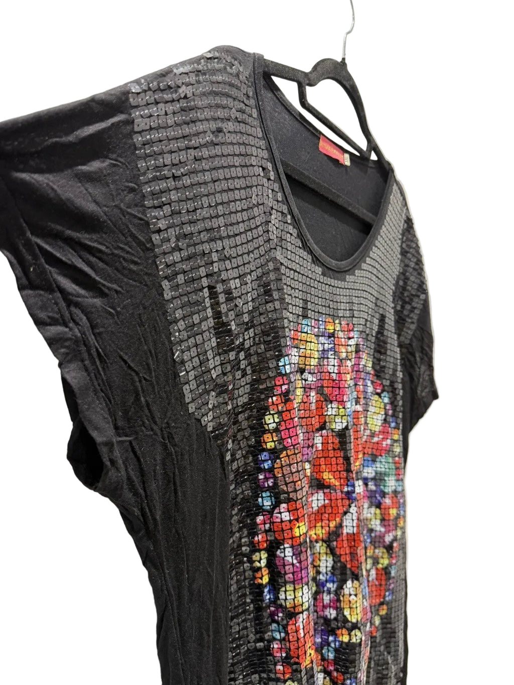 Butler & Wilson black sequin skull tunic top – photo 4 of 13