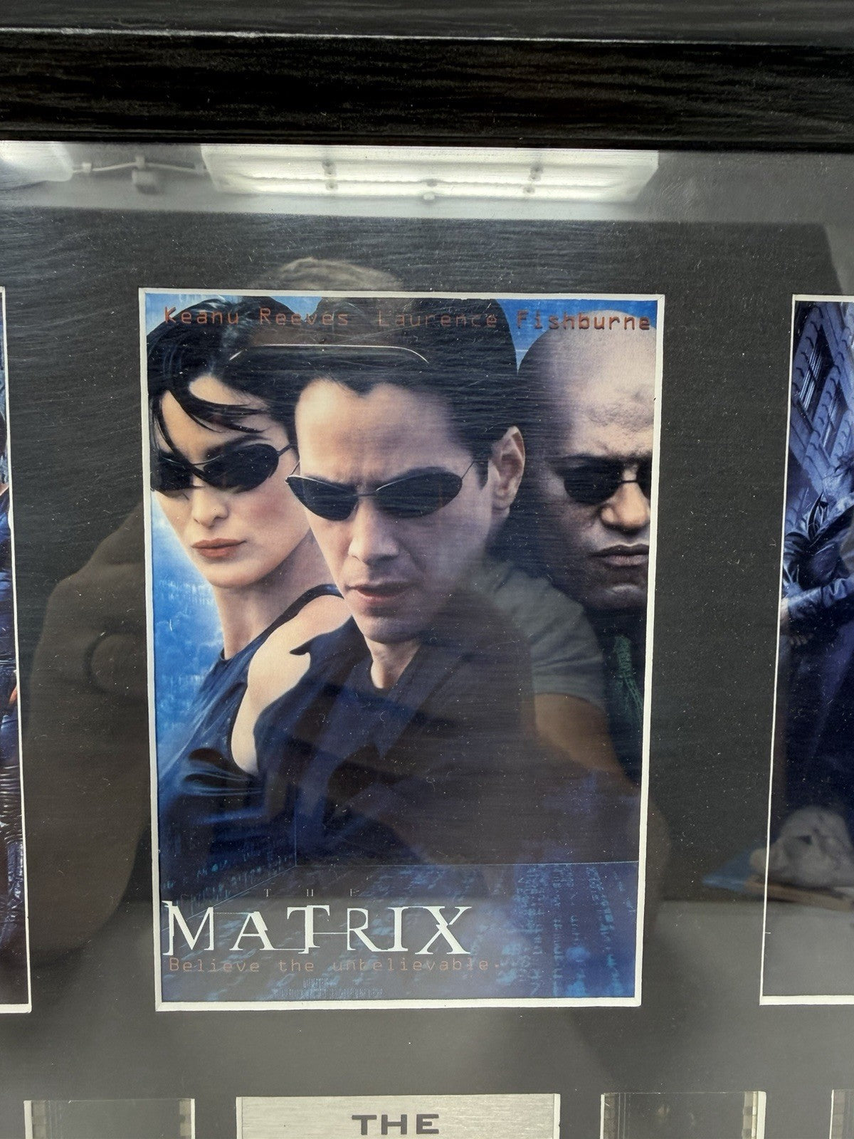 The Matrix original 35mm film cell triple presentation framed display with COA – photo 3 of 14