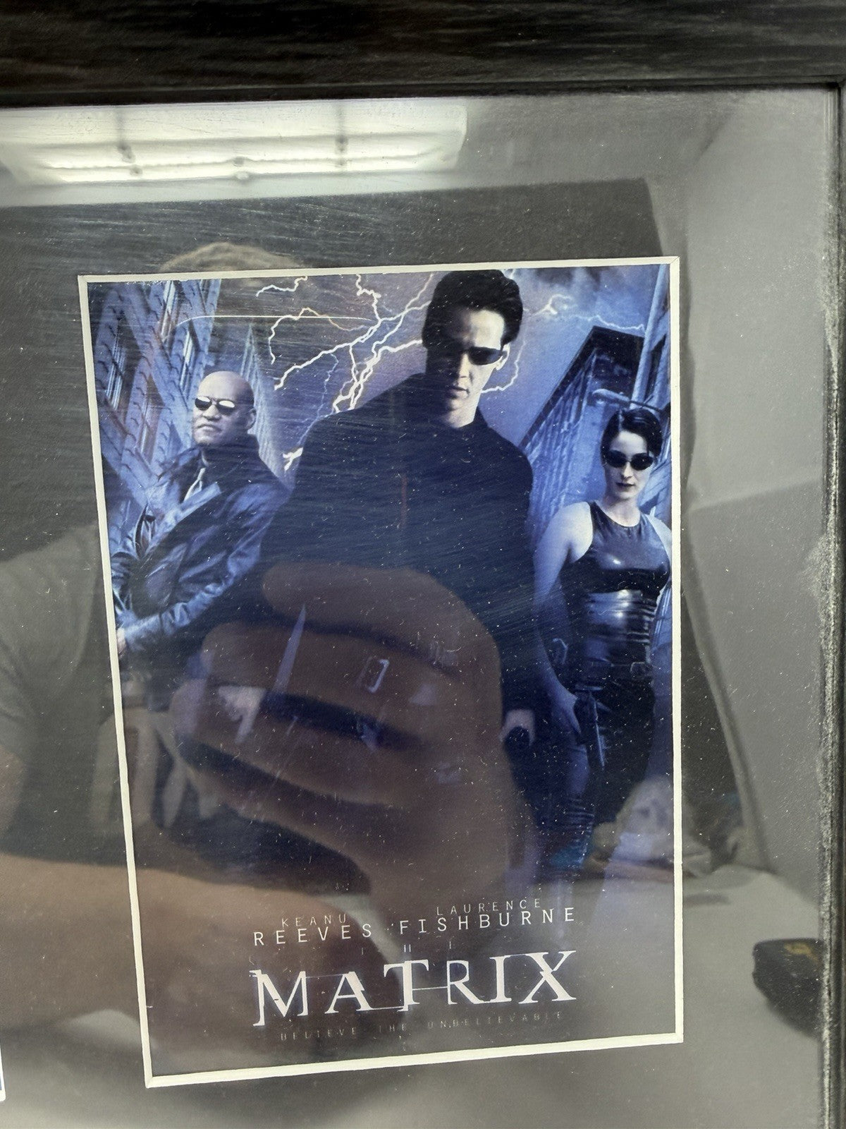 The Matrix original 35mm film cell triple presentation framed display with COA – photo 4 of 14