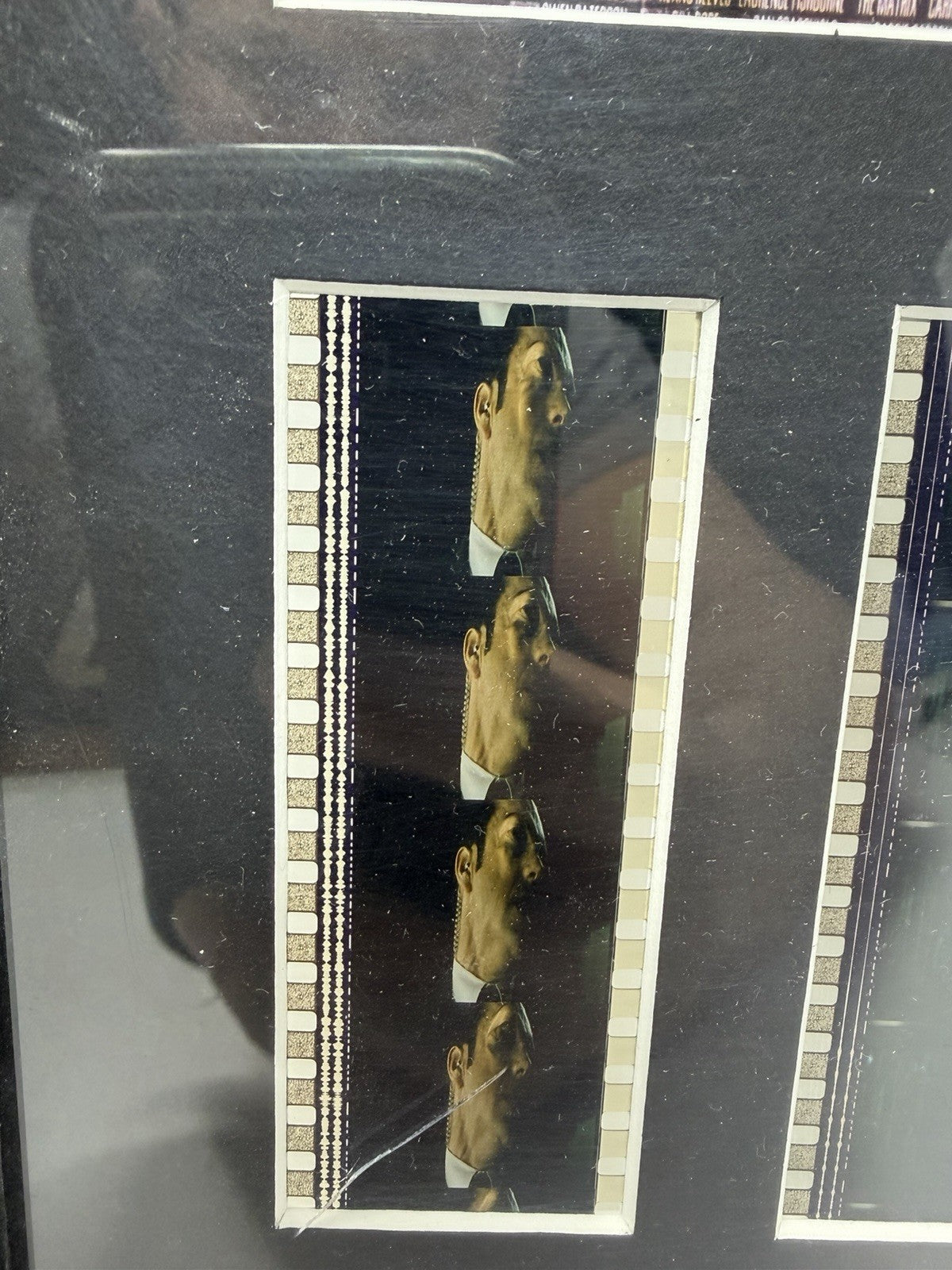 The Matrix original 35mm film cell triple presentation framed display with COA – photo 6 of 14