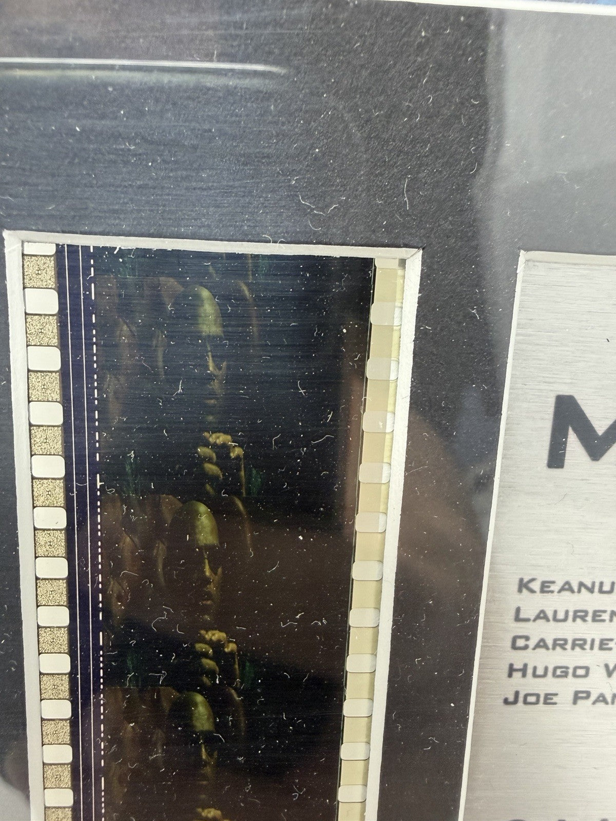 The Matrix original 35mm film cell triple presentation framed display with COA – photo 8 of 14