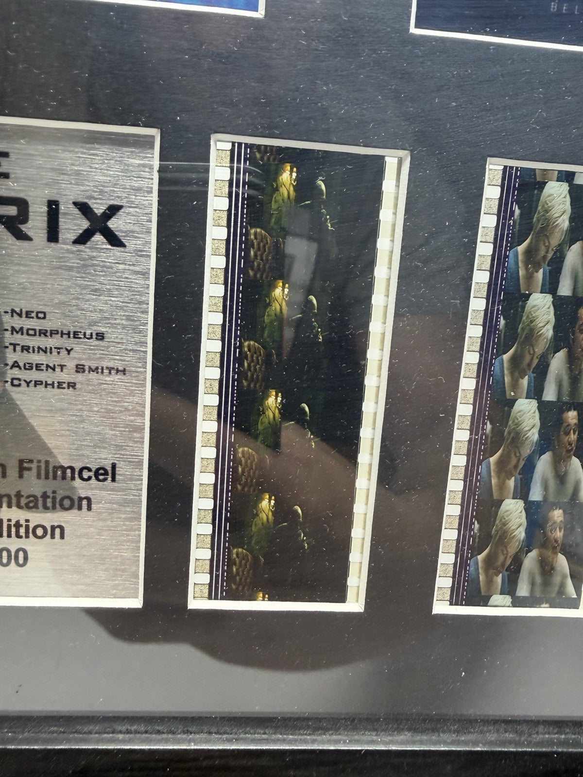 The Matrix original 35mm film cell triple presentation framed display with COA – photo 9 of 14