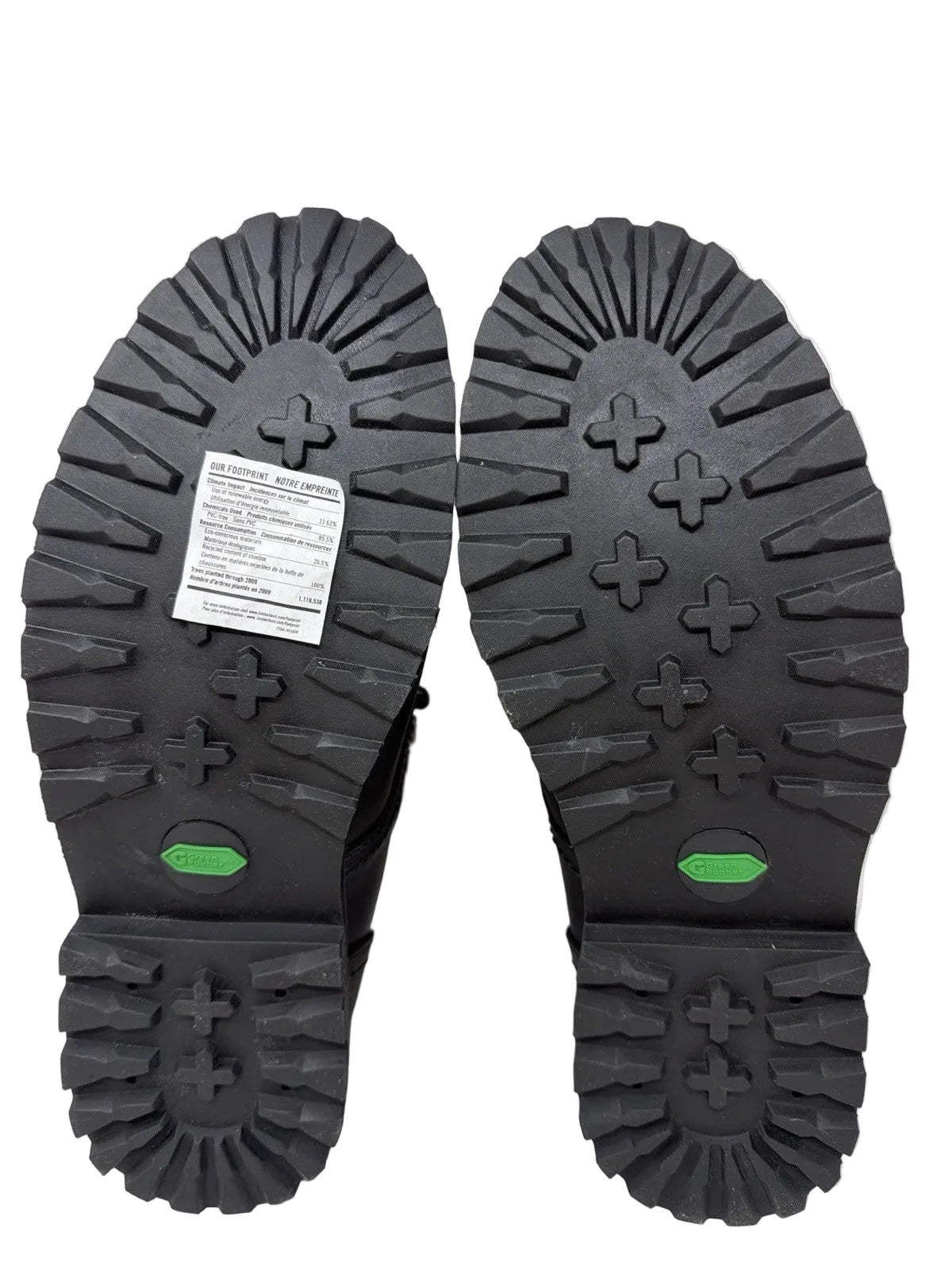 Black leather Timberland Earthkeepers chukka boots for men, UK 8.5, EU 43, with rugged sole and classic design.