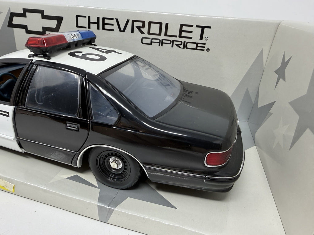 UT Models 1:18 Chevrolet Caprice Brea Police, rear three-quarter view