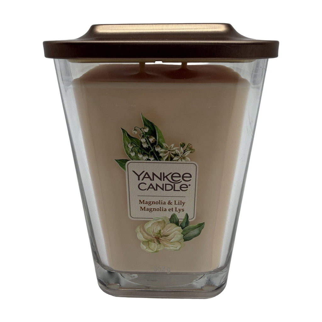 Yankee Candle Elevation Magnolia & Lily 552g 2-wick candle – front