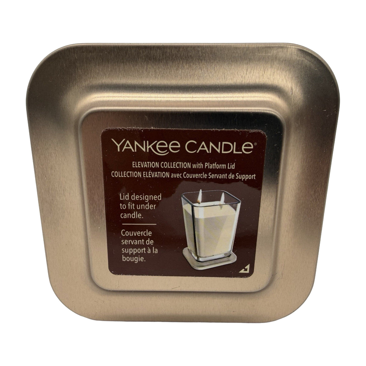 Yankee Candle Elevation Magnolia & Lily 552g – top of platform lid